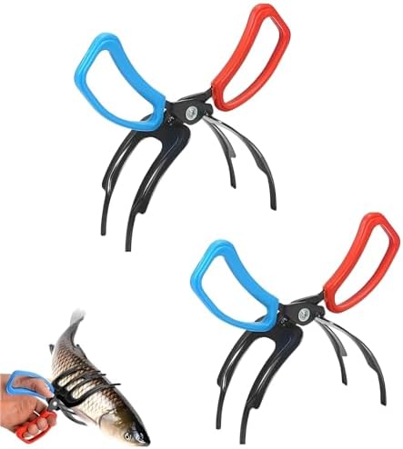 3 Claw Fish Gripper, 2026 New Multifunctional Metal Fishing Pliers Gripper, Non-Slip Fish Grabber Tool, Lightweight Fishing Accessories for Catch and Release by Lyngvio