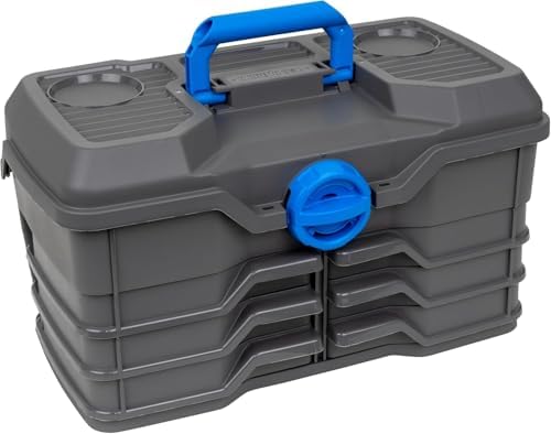 Flambeau Outdoors NextGen 6/0 Tackle Box, 6 Trays, 25-Piece Kit, Dark Gray by FlambeauOutdoors