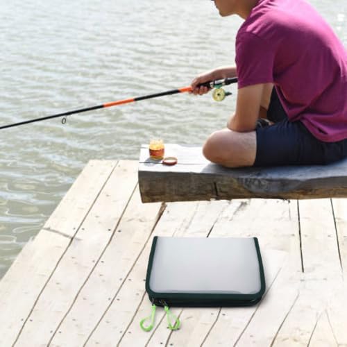 Hard Shell Fishing Tackle Box 28cm ABS Lure Storage - Image 6
