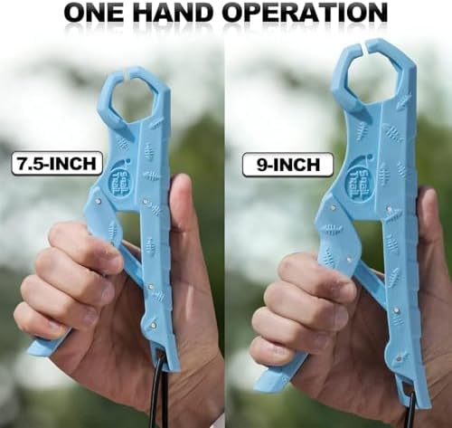 SNAIL TRAIL 7.5''/9'' Floating Fish Gripper with Lanyard - Image 4