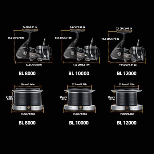 Big Game Surf Spinning Fishing Reel, 44Lbs Max Drag Saltwater Fishing Reels - Image 3