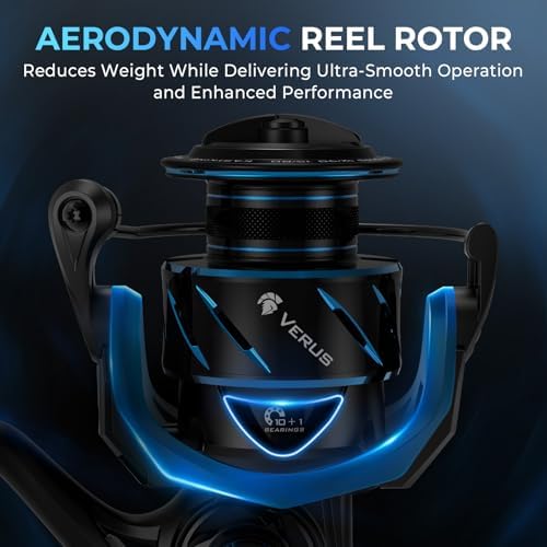 KastKing Verus Spinning Fishing Reels with Lightweight Nylitech Body - Image 4
