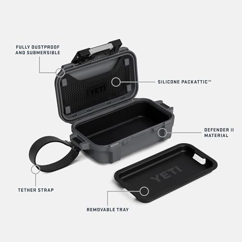 YETI LoadOut GoBox Collection, Divided Waterproof Cargo Case, Dry Box, Camera Case, Fishing Tackle Box - Image 2