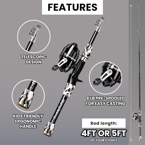 Kids Fishing Pole for Boys, Girls & Youth Age, Toddler Fishing Pole Set Kit - Image 3