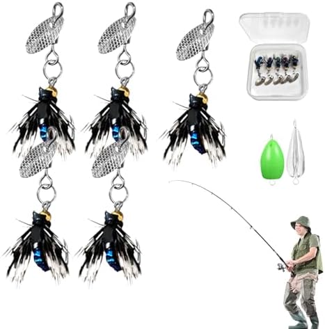 Fly Fishing Bait Flyfishing Gear Strong Grip Reflective Sequins - Image 7