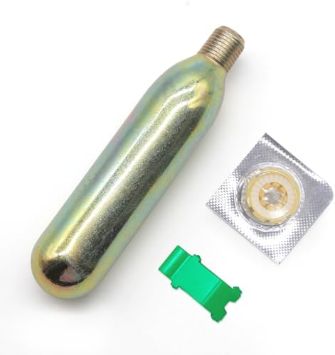 24 Gram CO2 Cartridge for Life Vest, Auto/Manual PFD Life Jacket Rearming Kit, Metal Cartridge for Life Jacket CO2 Cartridges, 24 Gram Co2 Cartridge 1/2 Thread for Life Jacket by XVAJT