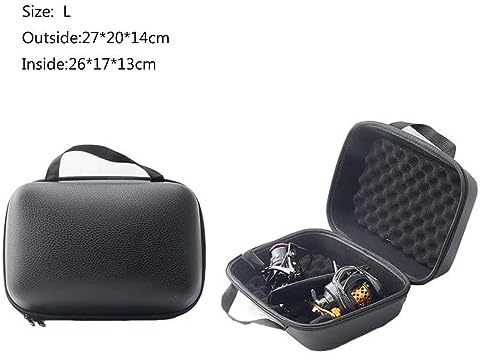 Fishing Reel Bag, Portable Shockproof Waterproof Fishing Reel Protective Case for Baitcasting Drum Spinning Raft Reels(Inner size: 10.23 * 6.69 * 5.11inches) - Image 3