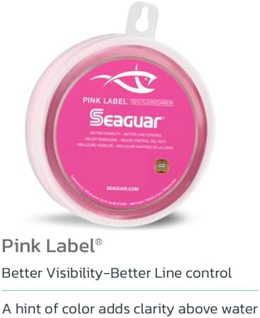Seaguar Pink Label 100% Fluorocarbon Saltwater Fishing Leader Line, Multiple Sizes - Image 2