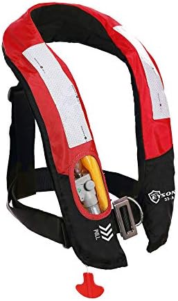 Eyson Inflatable Life Jacket Life Vest Highly Visible Automatic by Eyson