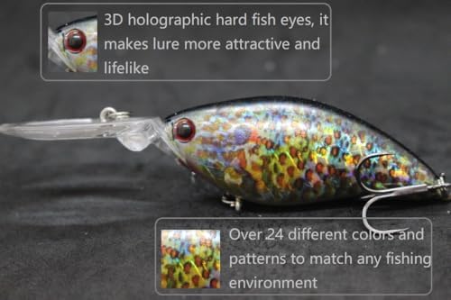 Minnow Crankbait for Bass Fishing Bass Lure Jerkbait Fishing Lures and Tackle Box - Image 5