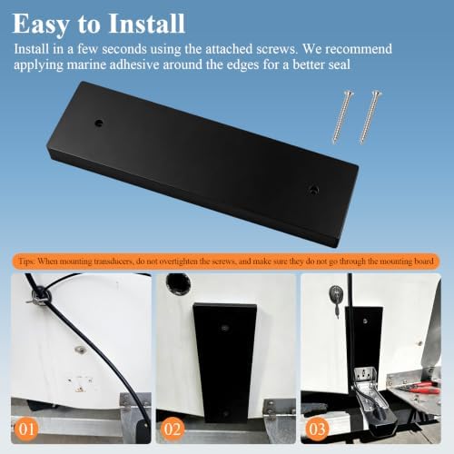 Transducer Mounting Board for Fish Finders & Transducers,12" X 3.5" X 0.75" - Image 6