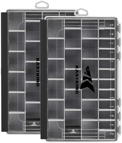 KastKing HyperSeal Waterproof Tackle Box, 3700 2 Packs, Black by KastKing