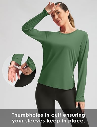 G Gradual Women's Sun Shirts UPF 50+ Long Sleeve Workout Hiking Tops - Image 6