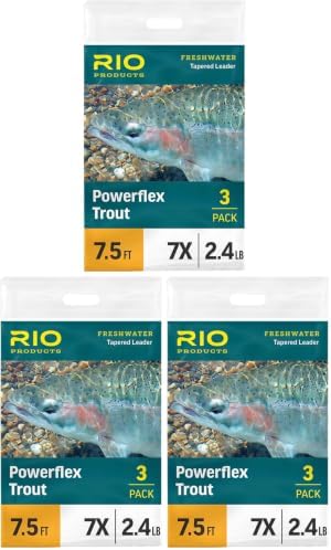 Rio Products Powerflex Trout Leader 3-Pack by RIOPRODUCTS