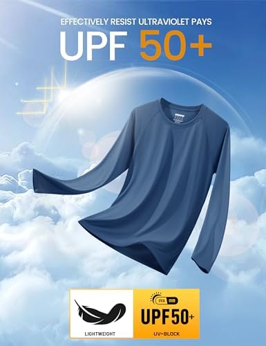 MAGCOMSEN Men's Long Sleeve Shirts UPF 50+ UV Sun Protection Athletic Shirts for Hiking Running Workout Rash Guard - Image 3