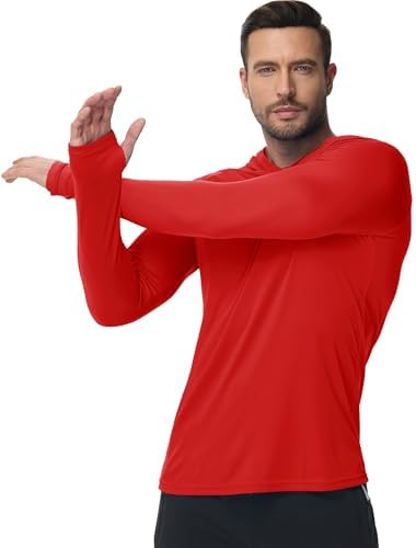 Boladeci Men's UPF 50+ Sun Protection Lightweight Hoodie Shirts Long Sleeve Fishing Shirt SPF UV Hiking Swim - Image 2