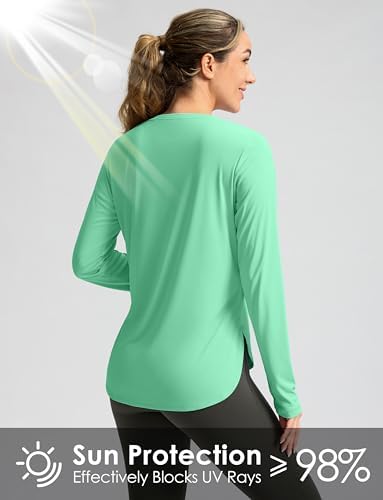 G Gradual Women's Sun Shirts UPF 50+ Long Sleeve Workout Hiking Tops - Image 5