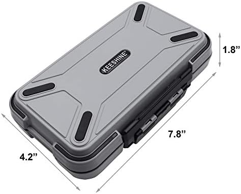 Fishing Tackle Box, Floating Storage Box, Double-Sided Lure Box with Adjustable Dividers Organizer Making Kit Container - Image 2