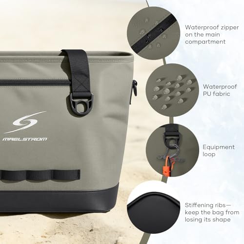 Maelstrom 30 Can Insulated Cooler Bag, Leakproof Soft Ice Chest - Image 5