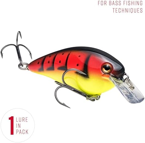 Strike King KVD 1.5 Hard Knock Fishing Lure, 3/8 oz, 3D Lifelike Eyes - Image 3