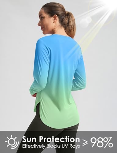 G Gradual Women's Sun Shirts UPF 50+ Long Sleeve Workout Hiking Tops - Image 4