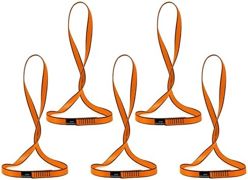 18MM Nylon Climbing Sling Runner 23KN CE2008/EN566 Rock Climbing Webbing Straps for Outdoor Climbing, Rappelling, Swing, Yoga Hammock etc by AINIKEY