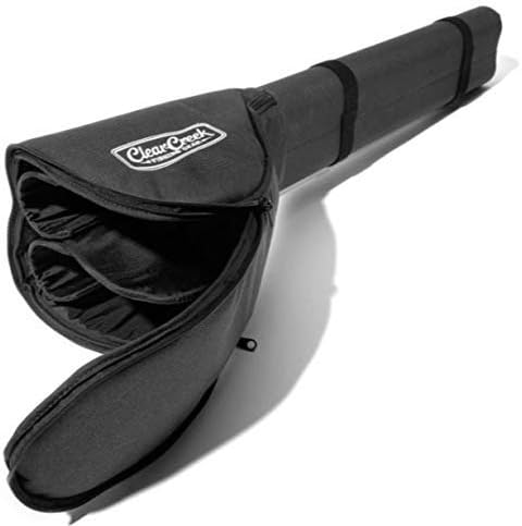Clear Creek Portable Fly Fishing Dual Rod & Reel Complete Protection Storage Carrying Case by Clear+Creek