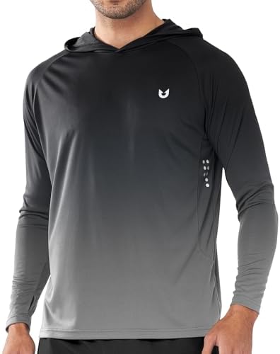 NORTHYARD Men's Sun Hoodie Long Sleeve Fishing Shirts UPF 50+ Rash Guard by NORTHYARD