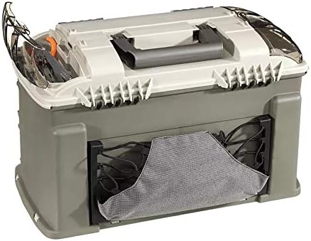 Plano Elite Series Ultimate Angled Tackle System, Graphite & Sandstone, Includes 6 StowAway Utility Boxes, Premium Tackle Storage for Fishing Gear and Accessories, Waterproof Case - Image 5