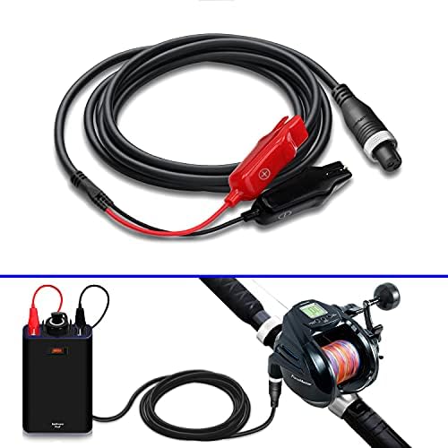 BatPower 6.6-18FT Electric Reel Power Cord for Daiwa Tanacom 1200 1000 800 750 500 Seaborg 500MJ, Shimano BeastMaster ForceMaster Leobritz Plays - Image 6