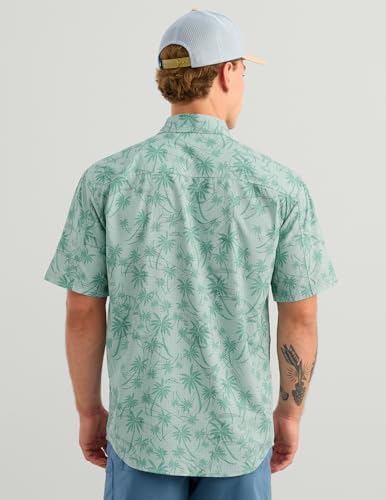 HUK Men's Tide Point Kc Scott Original Artwork Short Sleeve Shirt, Fishing Button Down - Image 2