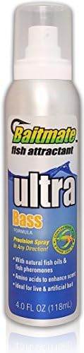 BAITMATE Bass Scent Fish Attractant Spray, Continuous Spray 4 oz (5550) by Baitmate