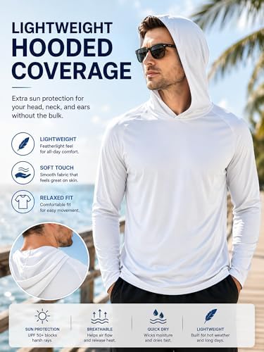 ZITY Men's Lightweight Pullover Hoodie UPF 50+ Fishing Shirts Sweatshirt - Image 4