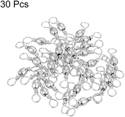 PATIKIL Fishing Barrel Swivels Carbon Steel Terminal Tackle - Image 3
