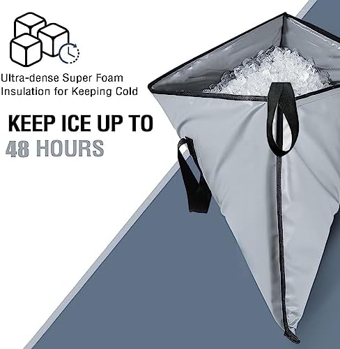 Buffalo Gear Insulated Fish Cooler Bag Portable Fish Kill Bag Keep Ice-cold More Than 48 Hours - Image 3