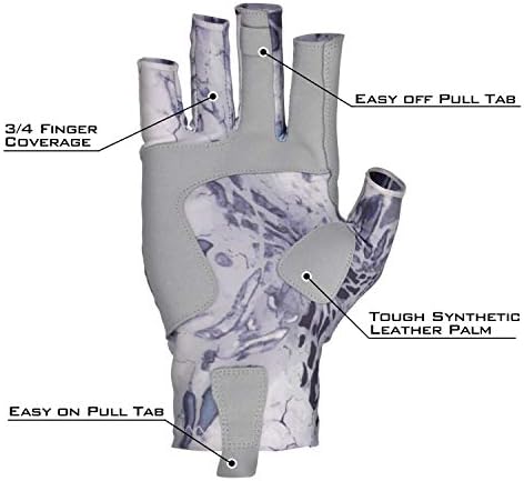 KastKing Sol Armis UPF50+ Fingerless Fishing Gloves, Men and Women - Image 2