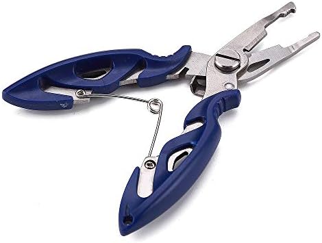 FOSTAR Fishing Pliers, Stainless Steel Hook Remover, Fishing Line Scissors, Braided Line Cutters, Split Ring Opener, 5 Inch Fishing Tool - Image 5