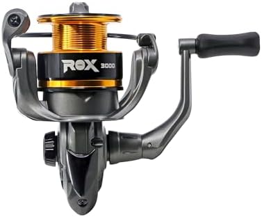 Okuma ROX Spinning Reel – Freshwater Fishing Reel with Multi-Disc Drag, Brass Pinion Gear, Corrosion-Resistant Frame & Aluminum Spool, ROX-3000A - Image 4