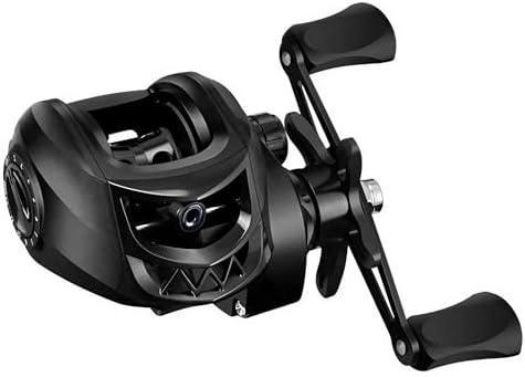 Metal + Nylon Baitcasting Reel - 7.2:1 High-Speed, Metal Spool, Dual Magnetic Brake, 8kg Drag, Long-Casting Anti-Backlash Lure Reel for Bass & Multi-Species Fishing by Unknown