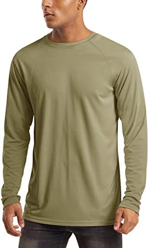 MAGCOMSEN Men's Long Sleeve Shirts UPF 50+ UV Sun Protection Athletic Shirts for Hiking Running Workout Rash Guard by MAGCOMSEN