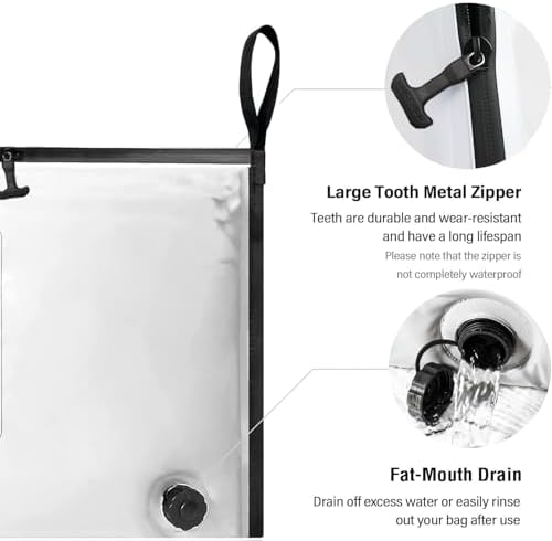 Buffalo Gear Insulated Fish Cooler Bag Portable Fish Kill Bag Keep Ice-cold More Than 48 Hours - Image 4