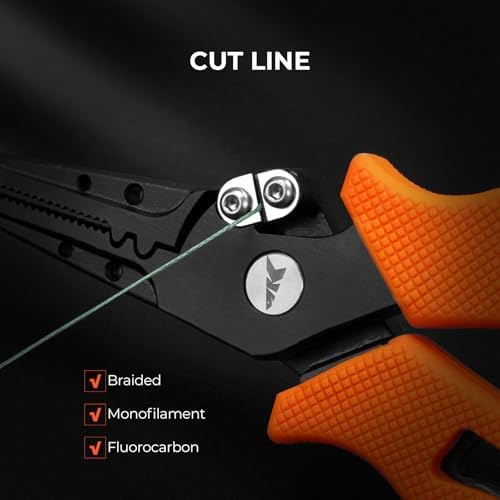 KastKing Cutthroat 7 inch Fishing Pliers, Ice Fishing, Gift for Men - Image 4