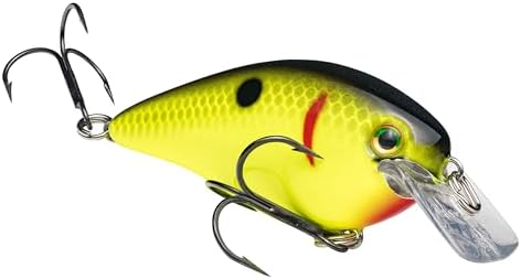 Strike King KVD 1.5 Hard Knock Fishing Lure, 3/8 oz, 3D Lifelike Eyes by StrikeKing