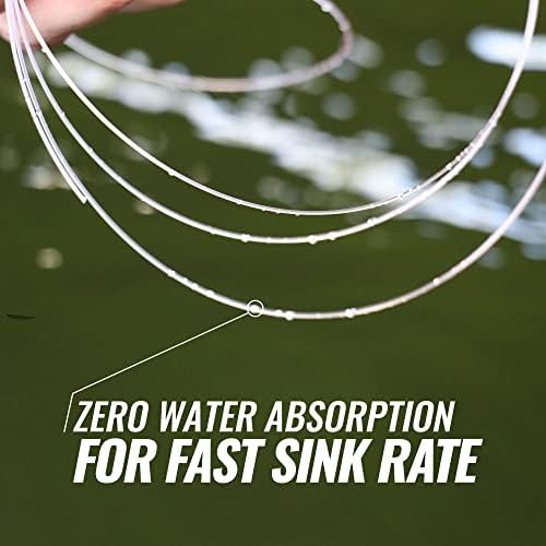 Beyond Fluorocarbon Leader Fishing Line - 100% Pure Fluorocarbon Leader Material - Highly Abrasion Reistant - Invisible Underwater- Shock Resistant - Incredible Knot Strength 50 Yard Spool - Image 5