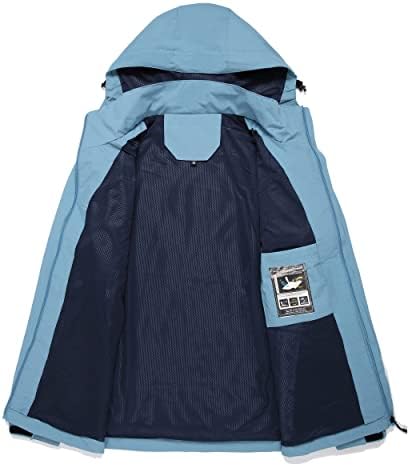 Men's Lightweight Waterproof Rain Jacket,Shell Hooded Outdoor Raincoat Hiking Windbreake jacket - Image 5