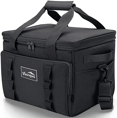 48 Can Insulated Soft Sided Collapsible Cooler Bag Ice Chest by YOUNGOA