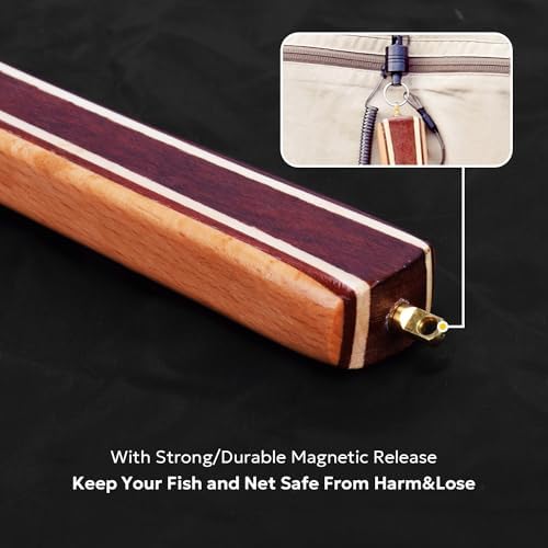 SF Fly Fishing Landing Net Soft Rubber Mesh Trout Net Catch and Release Net - Image 4