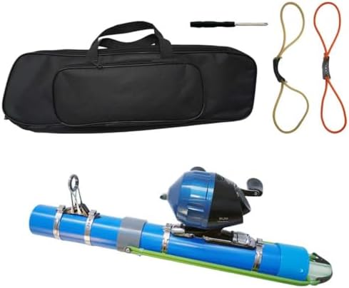 Catapult Fishing Rod, Heavy-Duty Durable Slingshot Fishing Pole for Freshwater & Saltwater, Portable Travel Lure Launcher, Great Outdoor for Anglers, by KingKatch