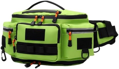 Water Resistant Crossbody Single Shoulder Bag Multifunctional Outdoor Fishing Tackle Storage Portable Adjustable - Image 6