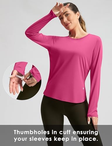 G Gradual Women's Sun Shirts UPF 50+ Long Sleeve Workout Hiking Tops - Image 6